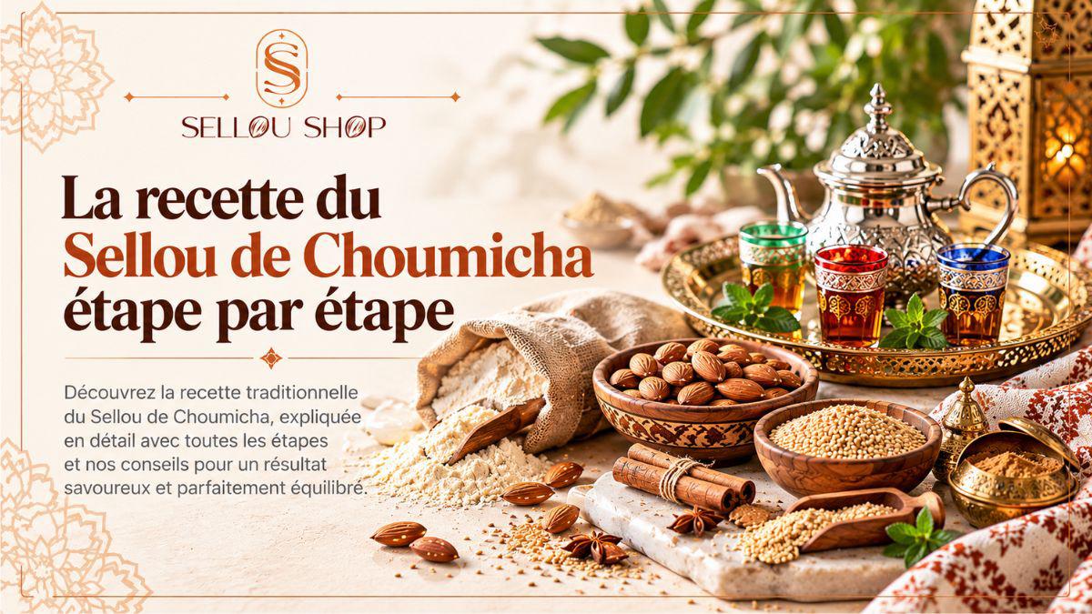 La recette du Sellou de Choumicha by Sellou Shop