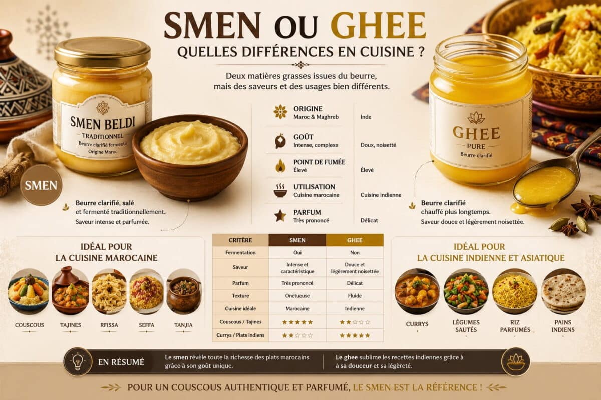 Smen ou ghee : lequel choisir